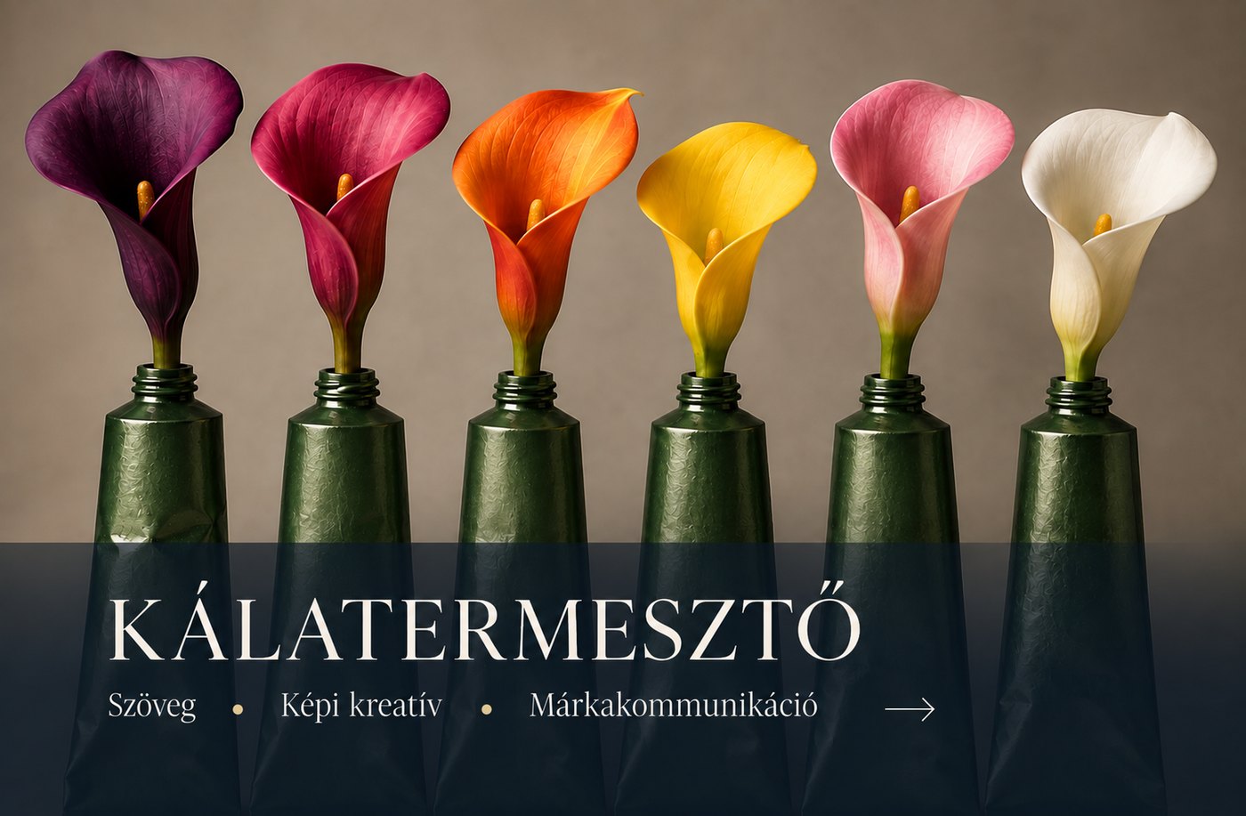 Kálatermesztő — szöveg, képi kreatív és márkakommunikáció